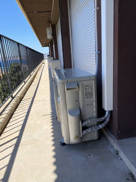 Installation d'un climatisation dans un appartement sur une terrasse à Marseille